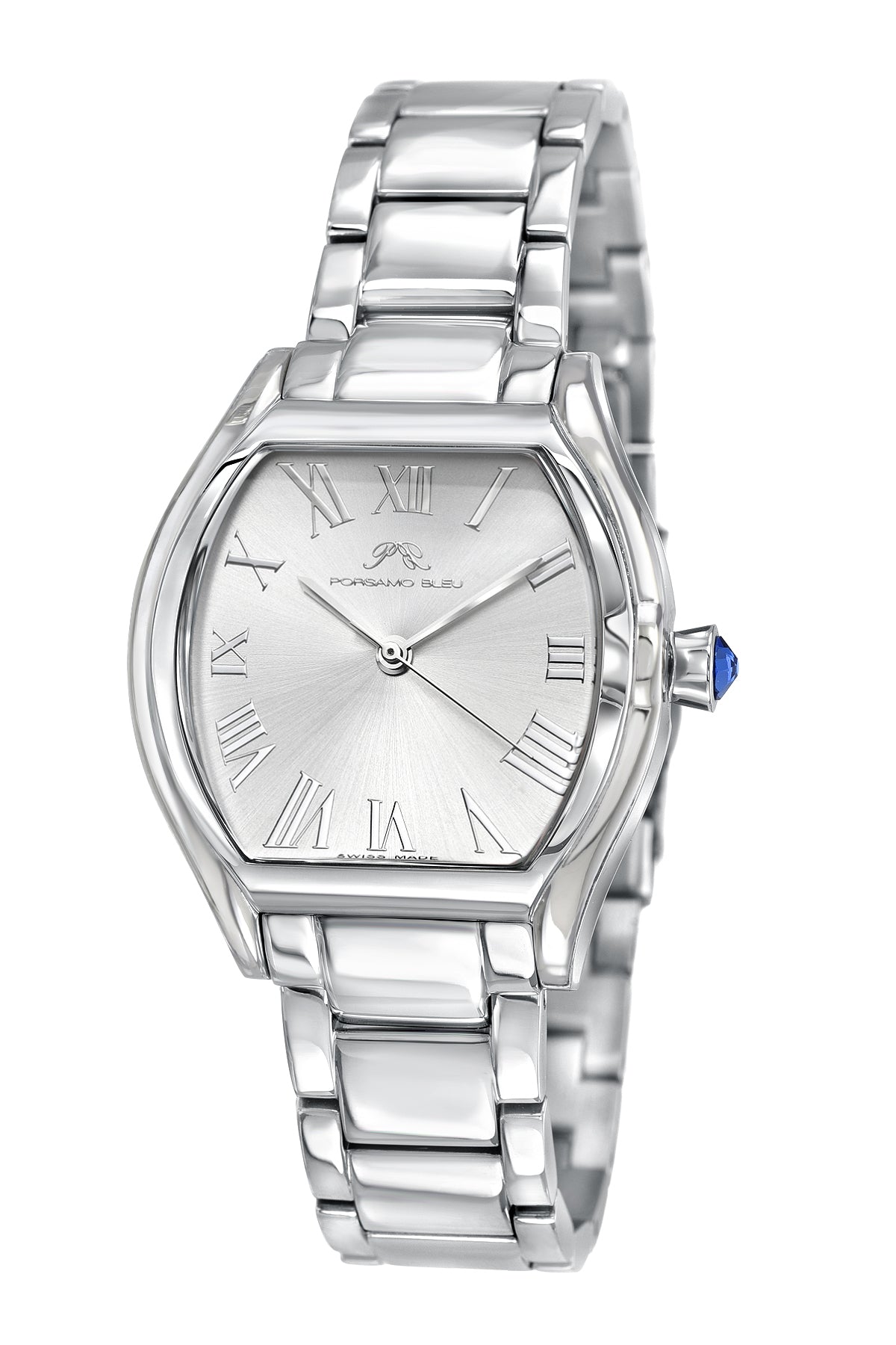 Celine Stainless Steel Silver Women's Tonneau Watch 1001ACES