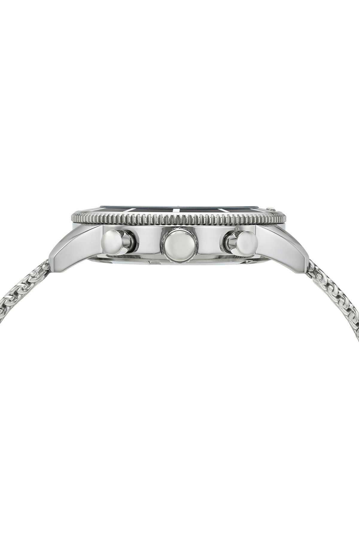 Porsamo Bleu Brandon luxury chronograph men's stainless steel watch, silver, blue 1011DBRS