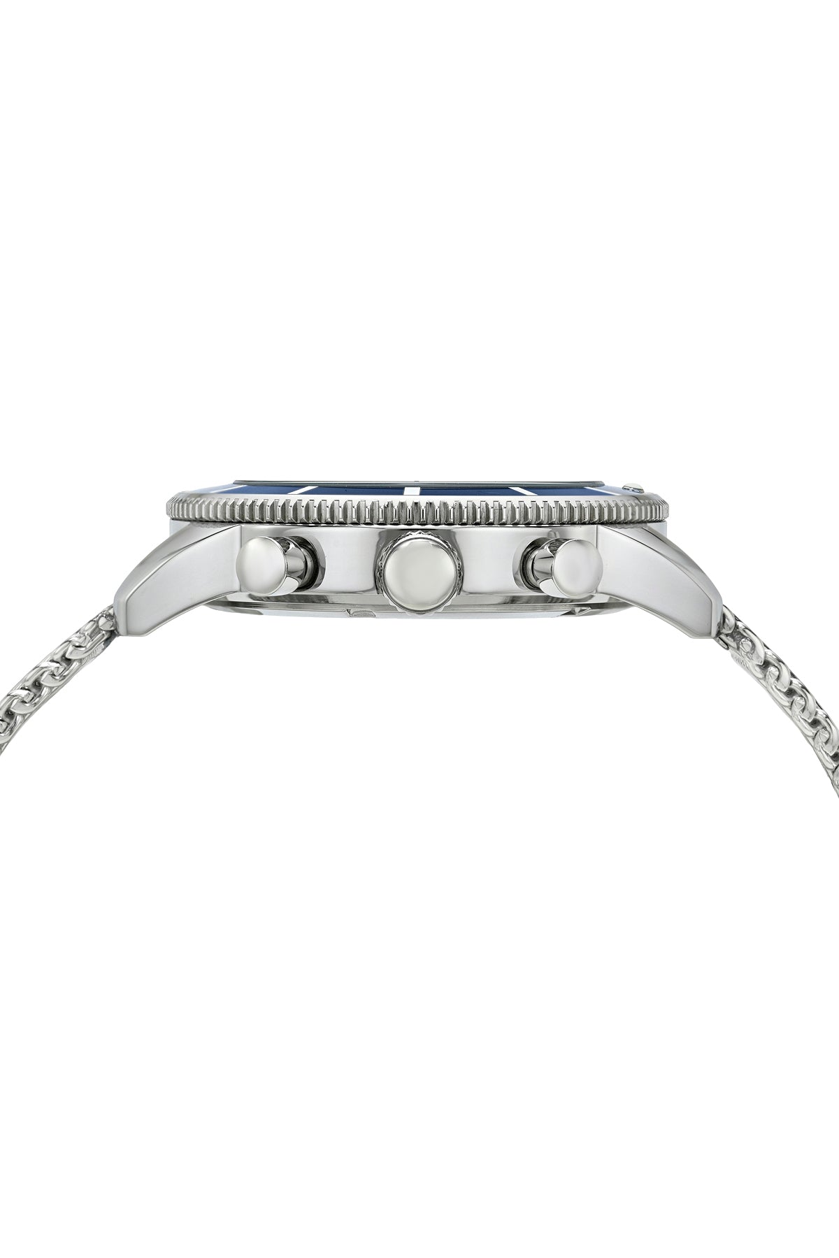 Porsamo Bleu Brandon luxury chronograph men's stainless steel watch, silver, green 1011FBRS