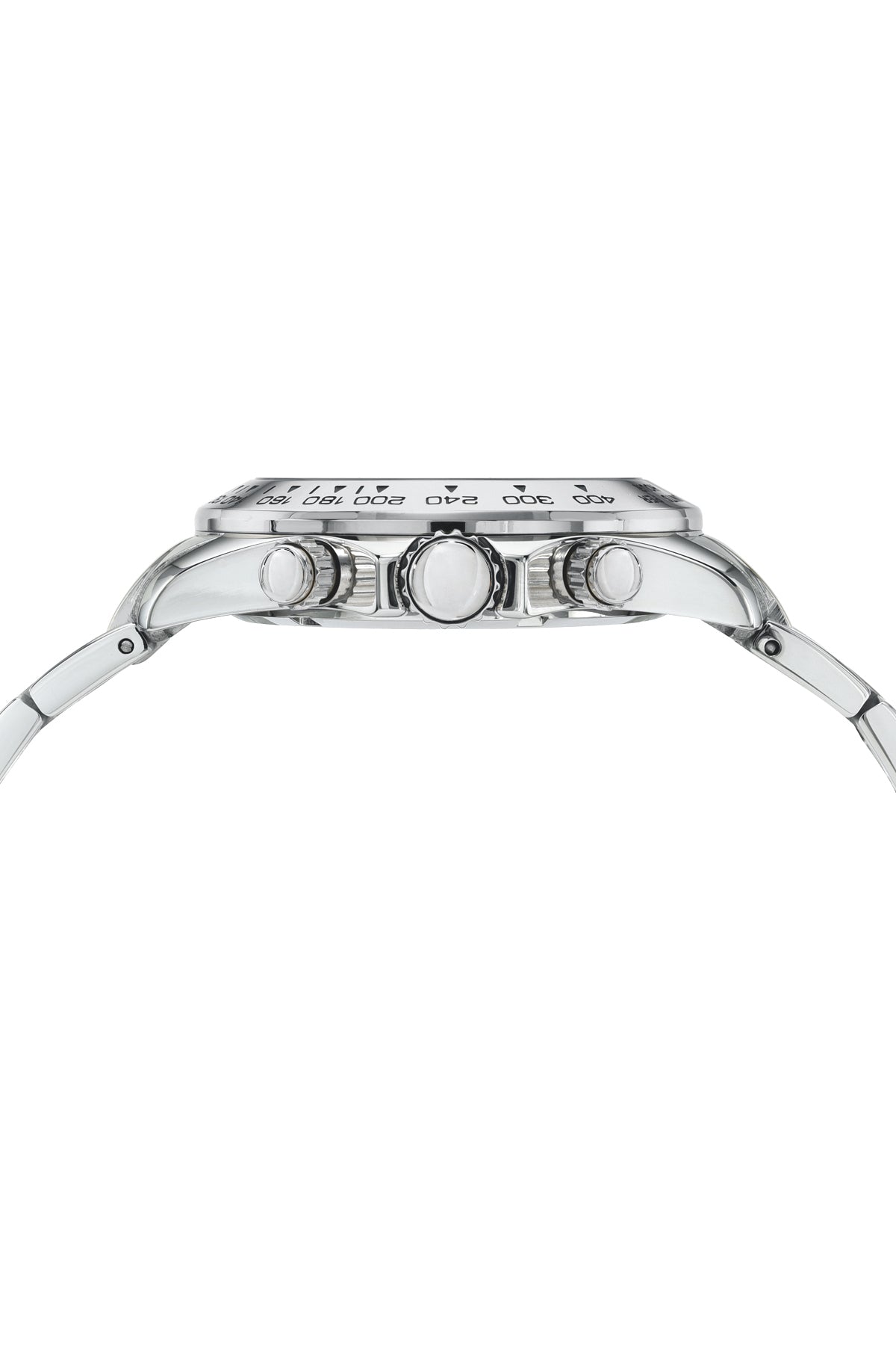 Preston Stainless Steel Silver Tone and Green Men's Multi Function Watch 1035APRS