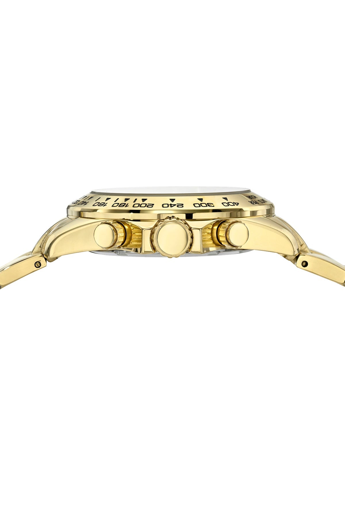 Preston Stainless Steel Gold Tone and Green Men's Multi Function Watch 1035BPRS