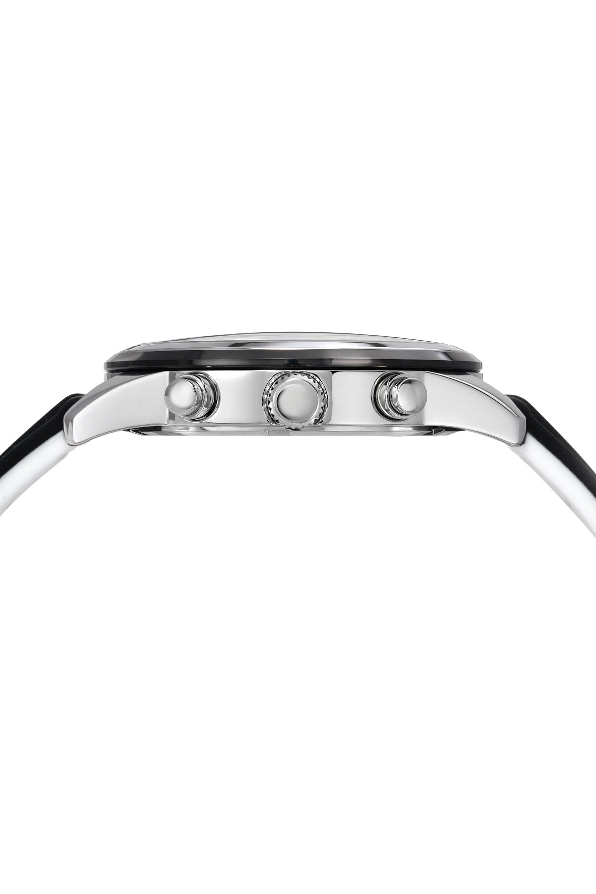 Arthur Silicone Silver & Black Men's Chronograph Watch 1092AARR