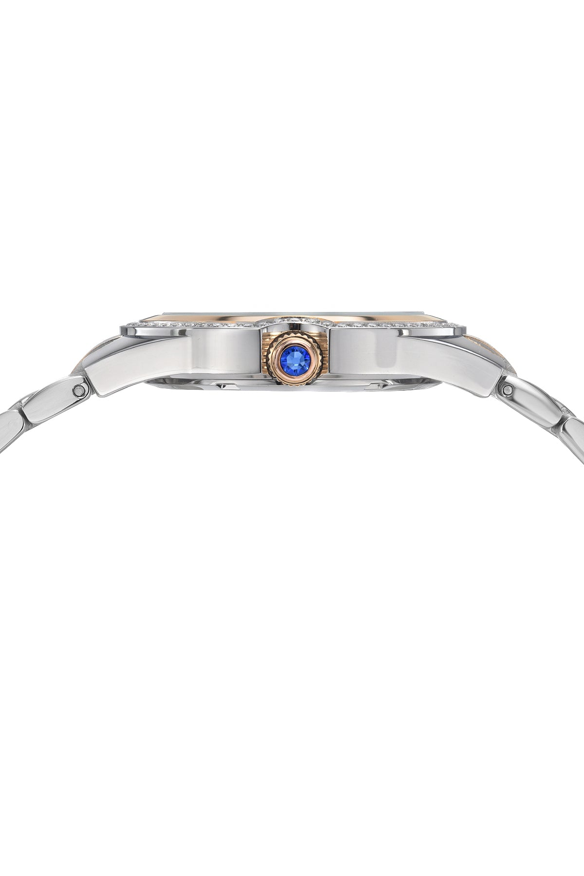 Guilia Stainless Steel/Silicone Two-tone Women's Crystal Watch 1121FGUS