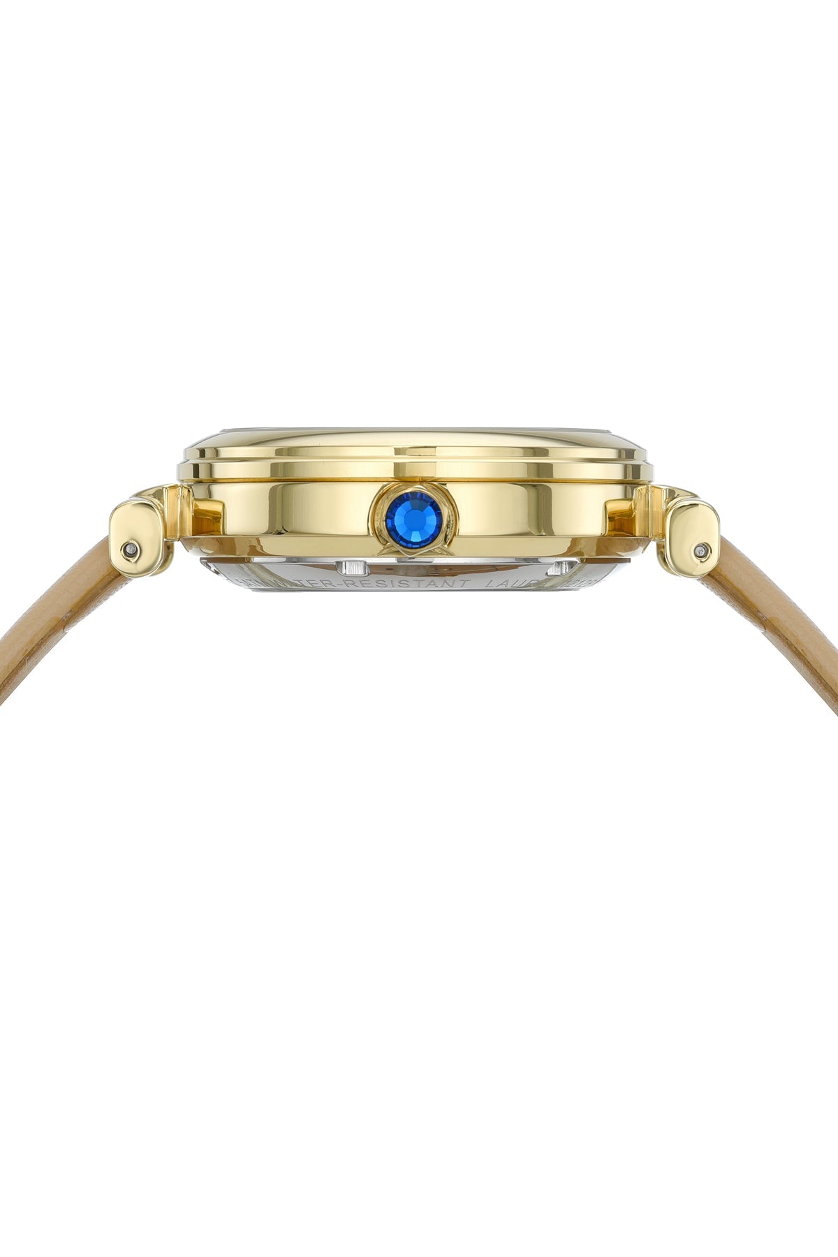 Laura Women's Topaz Gemstone Automatic Beige & Gold Watch 1212BLAL