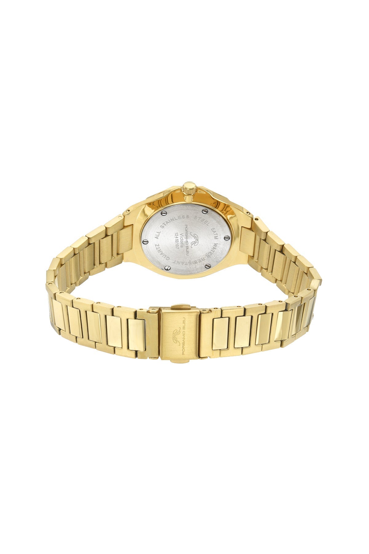 Victoria Stainless Steel Gold Tone Women's Watch 1241BVIS