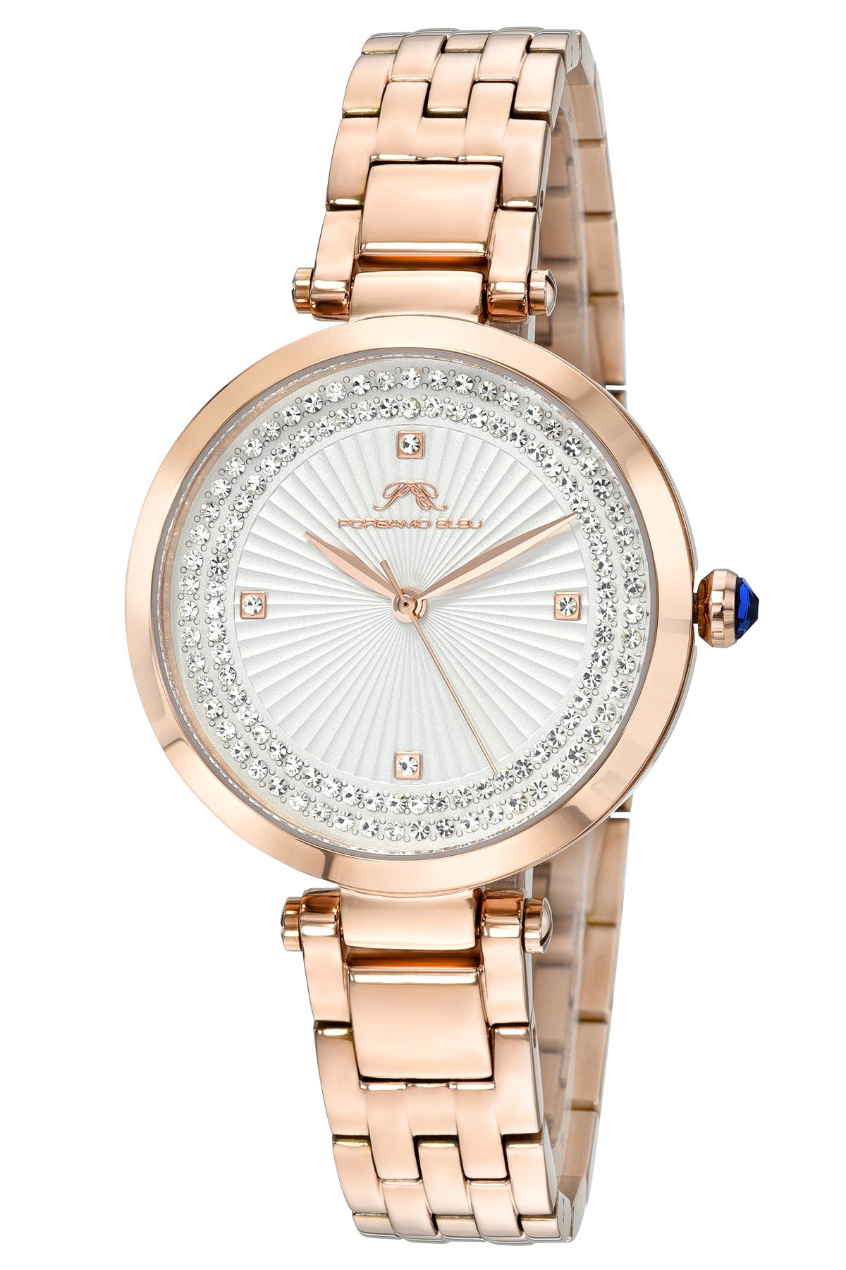 Natalie Stainless Steel Rose Tone Women's Watch 1251CNAS