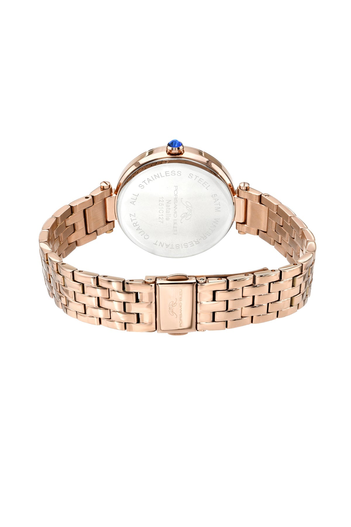 Natalie Stainless Steel Rose Tone Women's Watch 1251CNAS