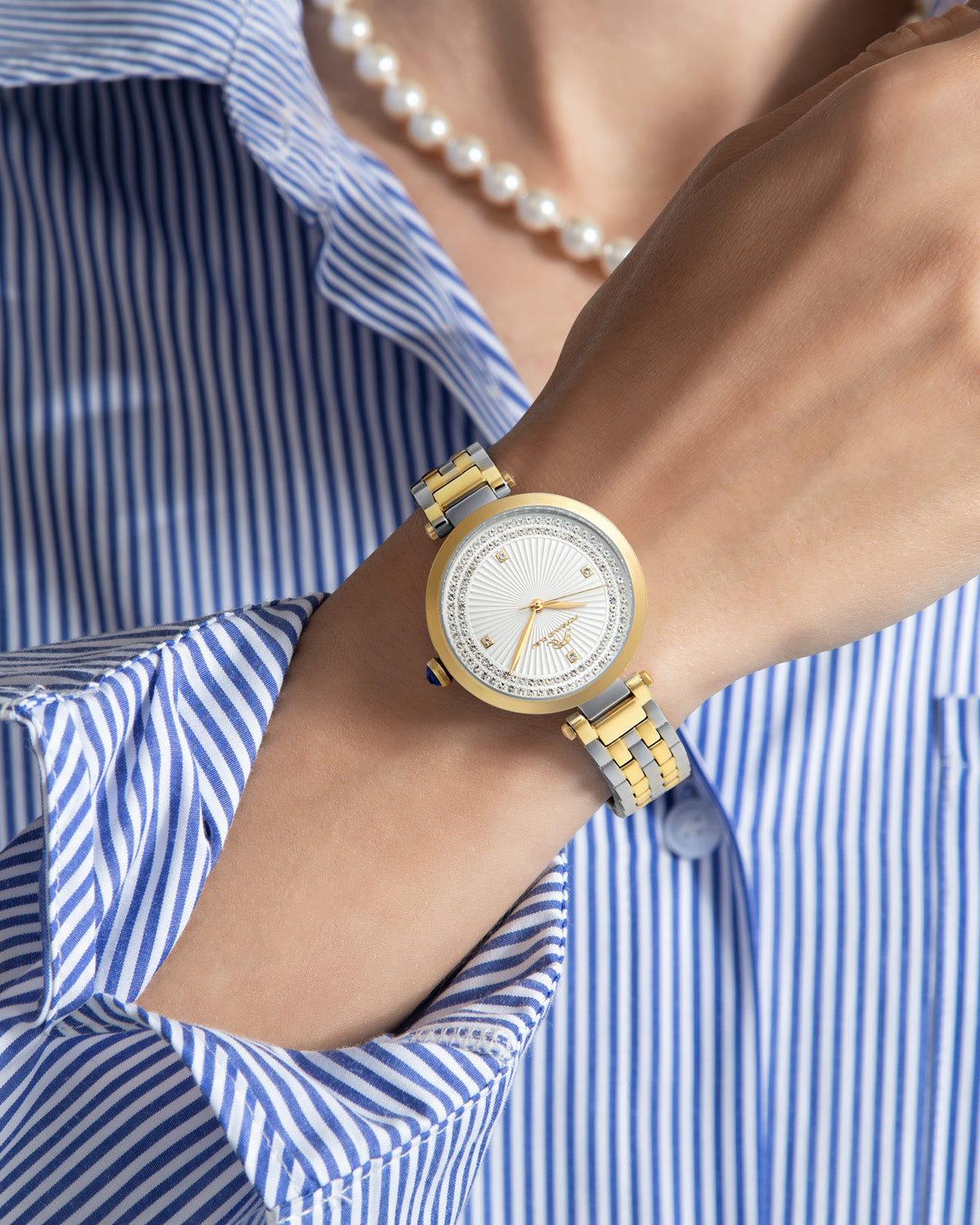 Natalie Stainless Steel Two Tone Women's Watch 1251DNAS