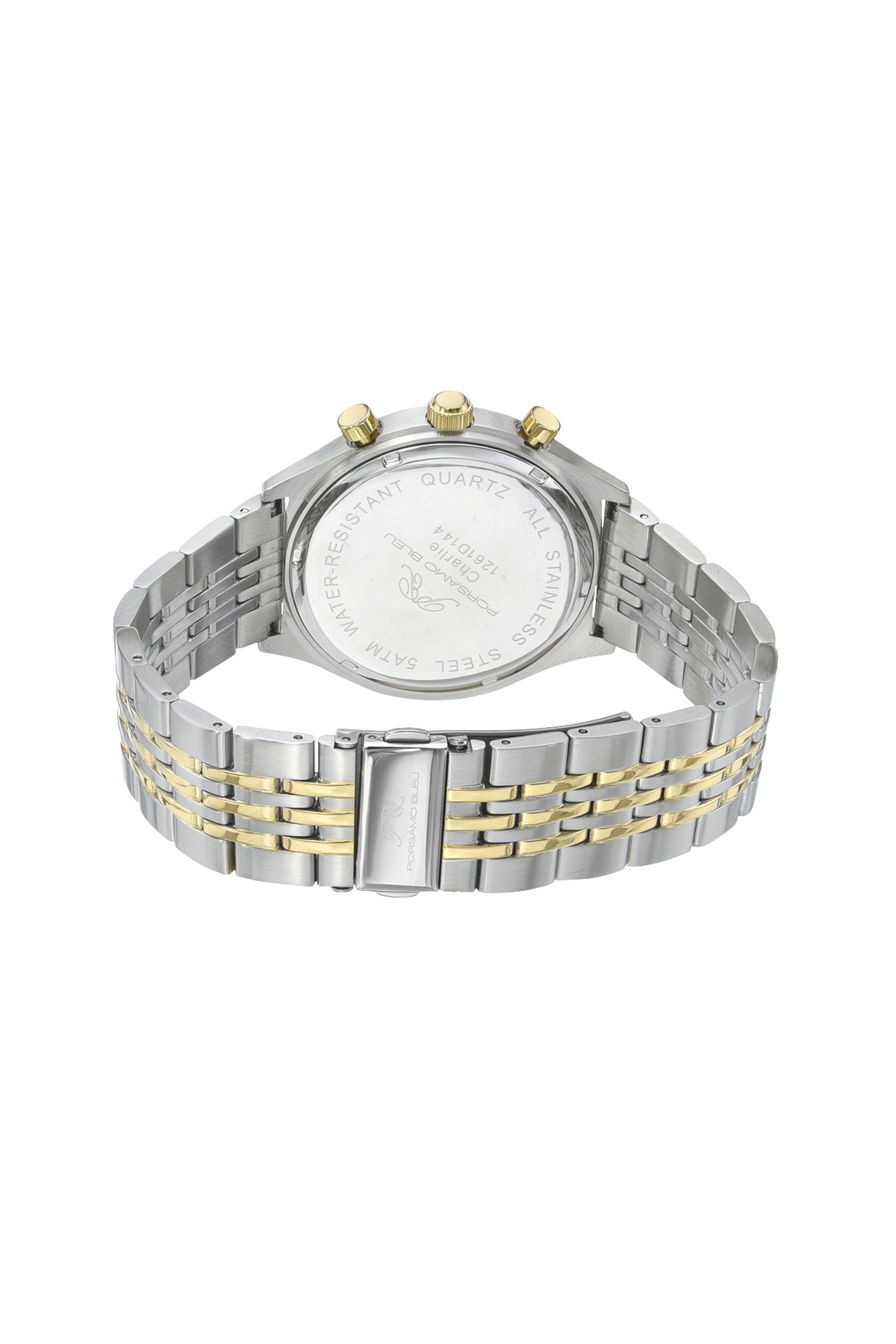 Charlie Stainless Steel Two Tone and Green Men's Watch 1261DCHS