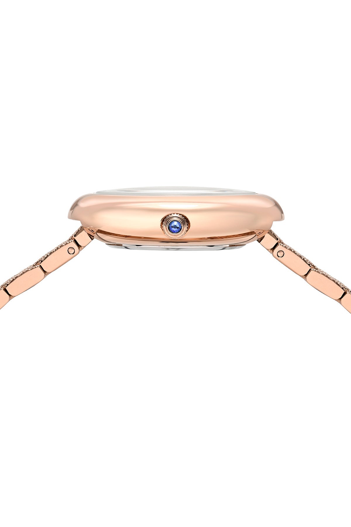 Angelica Oval Stainless Steel Rose Tone Women's Watch 1343CANS