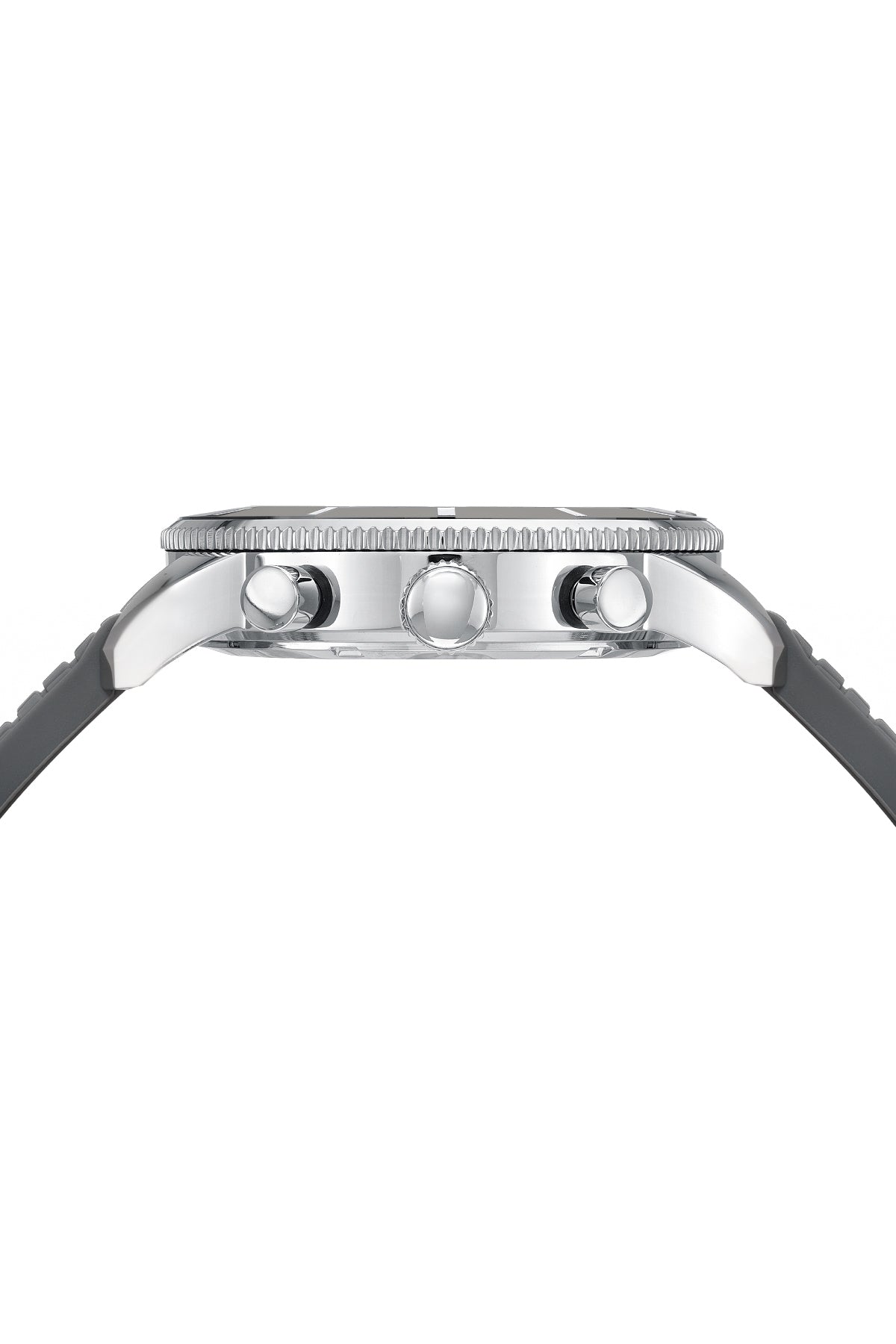 Brandon Silicone Silver & Grey Men's Chronograph Watch 1013CBRR