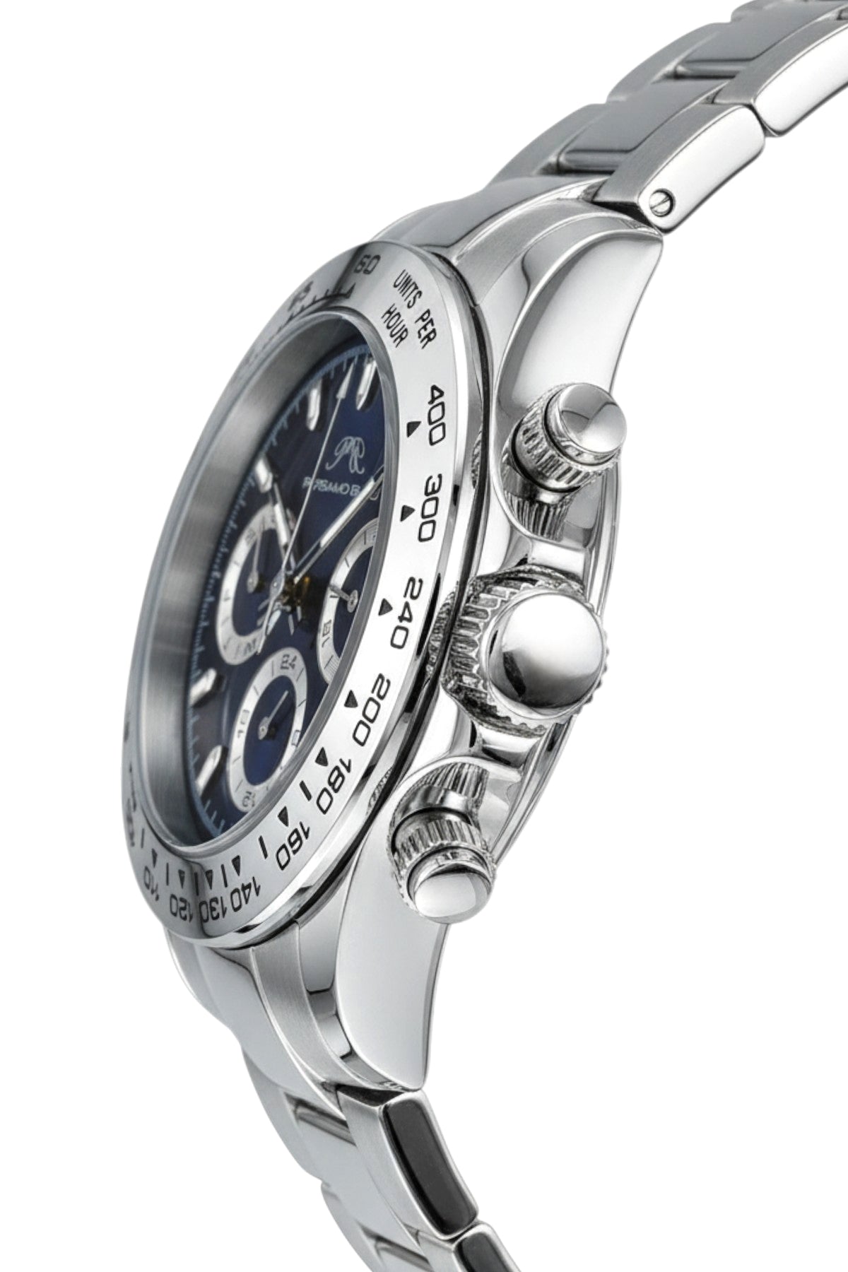 Porsamo Bleu Alexis luxury Women's watch stainless steel, silver, blue, 922AALS
