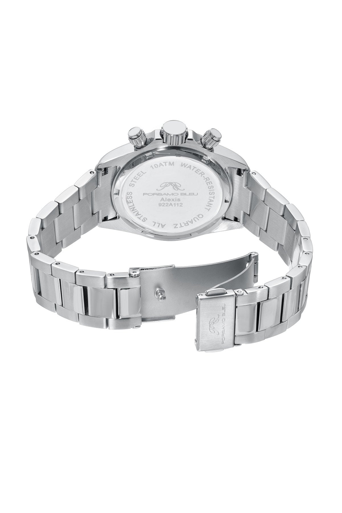 Porsamo Bleu Alexis luxury Women's watch stainless steel, silver, blue, 922AALS