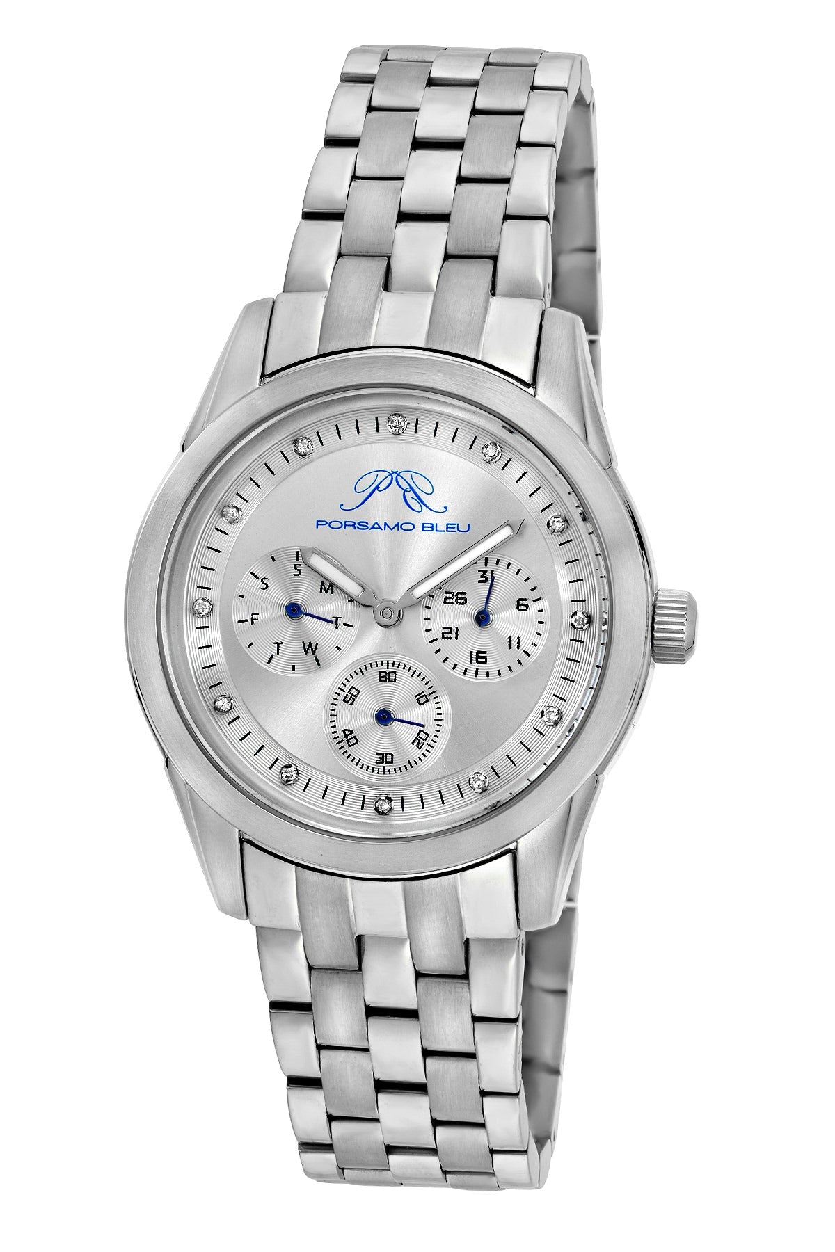 Diana Stainless Steel Silver Women's Diamond Watch 741ADIS