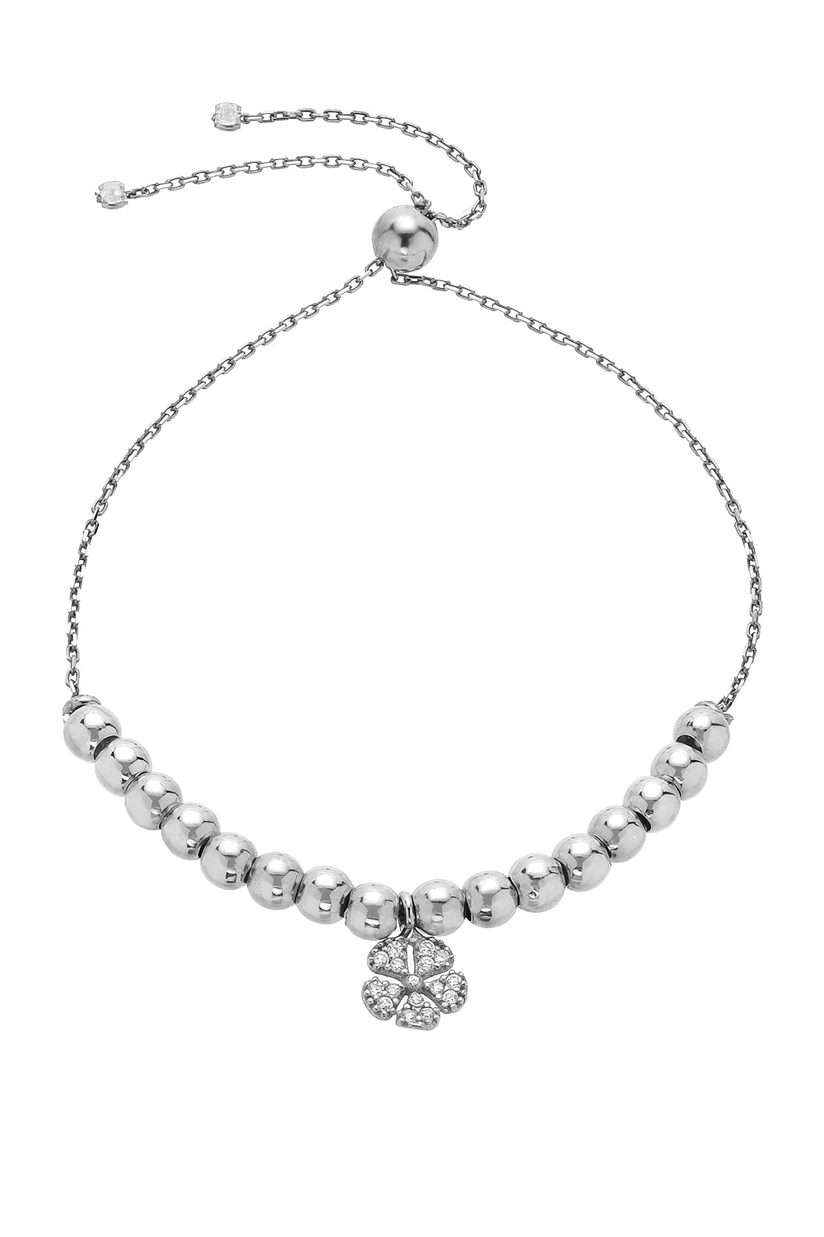 Sliding Bead Bracelet With Topaz 501BS