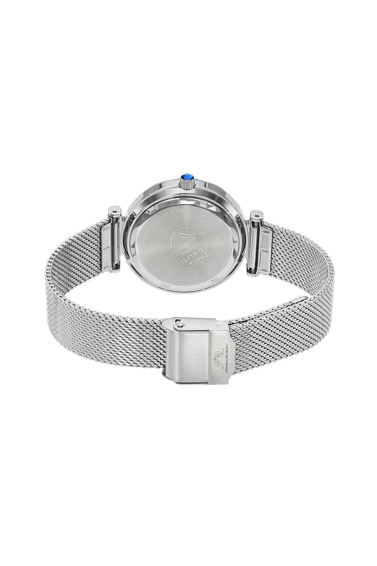 Hazel Stainless Steel Silver Tone Women's Watch 1271AHAS